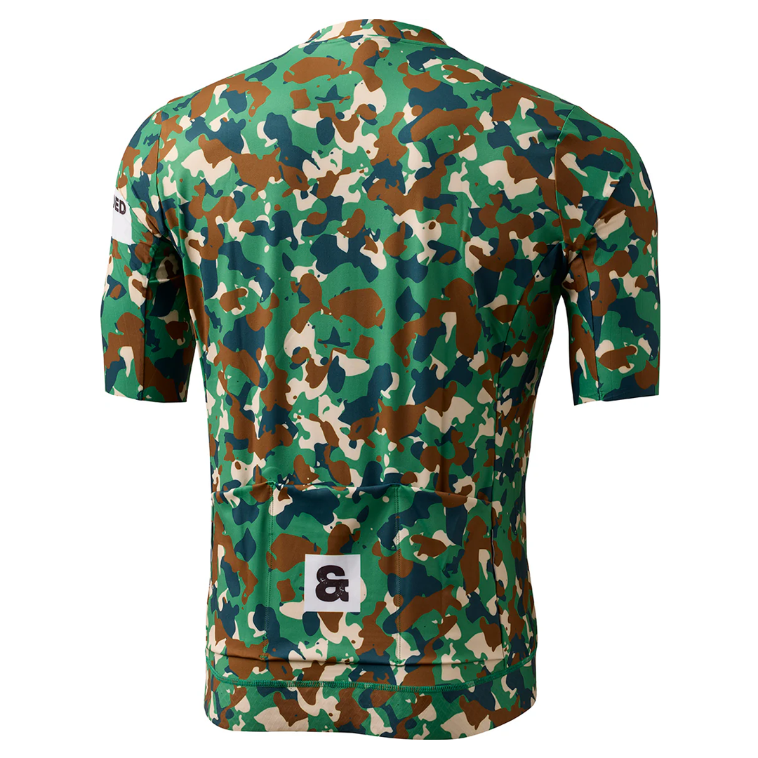 Grounded & Gritty cykeltrøje - Army