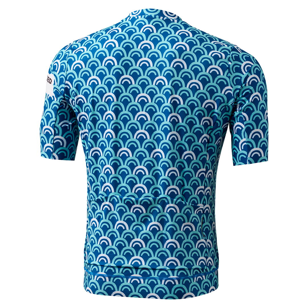 Grounded & Gritty cykeltrøje - Blå