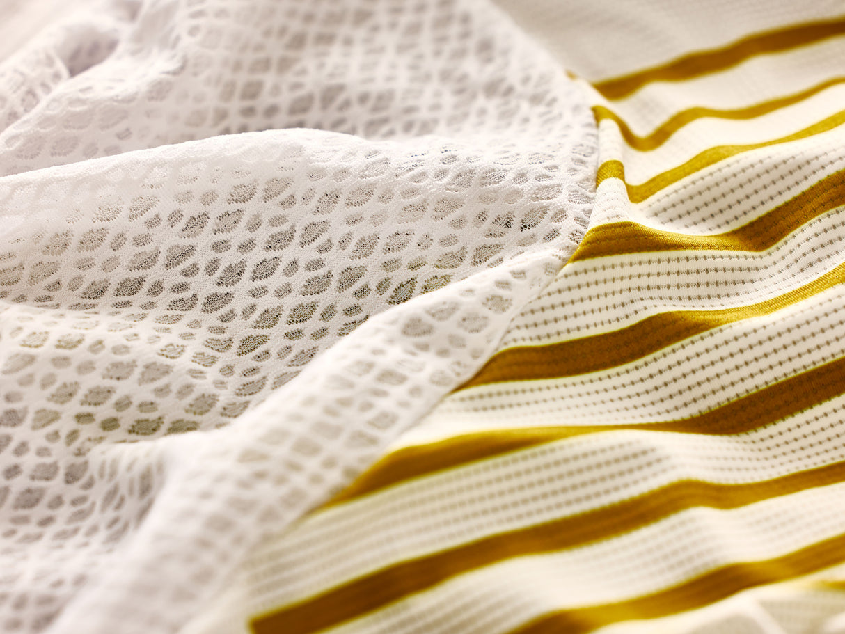 Re-Behave Supreme Race COOL Cykeltrøje – hvid/guld (Outlet)