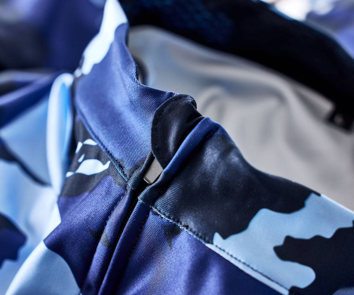 Grounded & Gritty L/S Cykeltrøje – Army blå