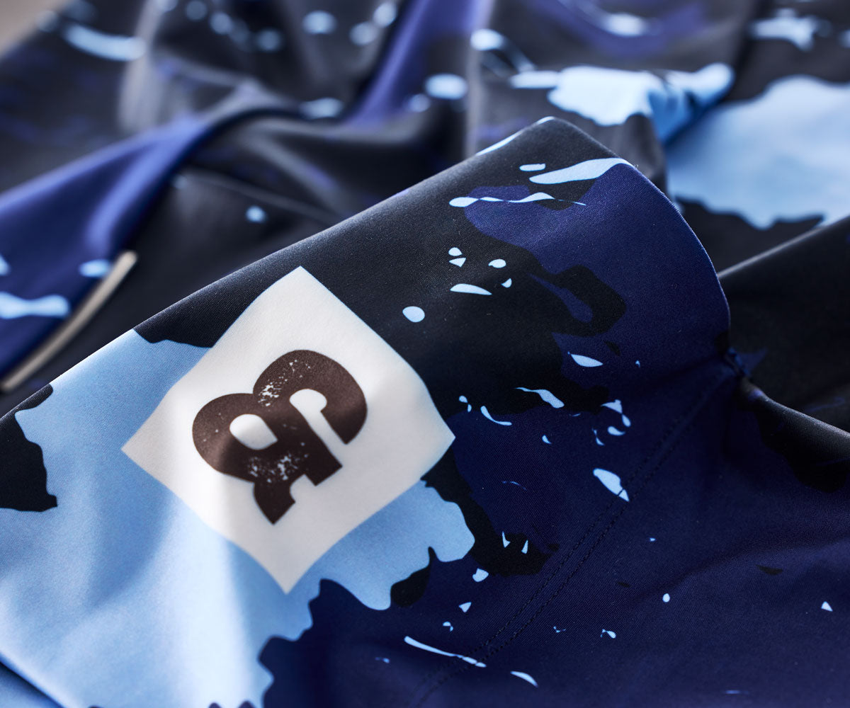 Grounded & Gritty cykeltrøje - Army blå