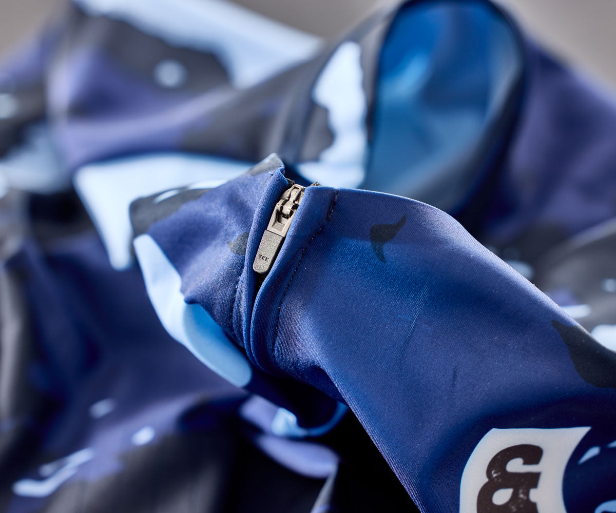 Grounded & Gritty cykeltrøje - Army blå