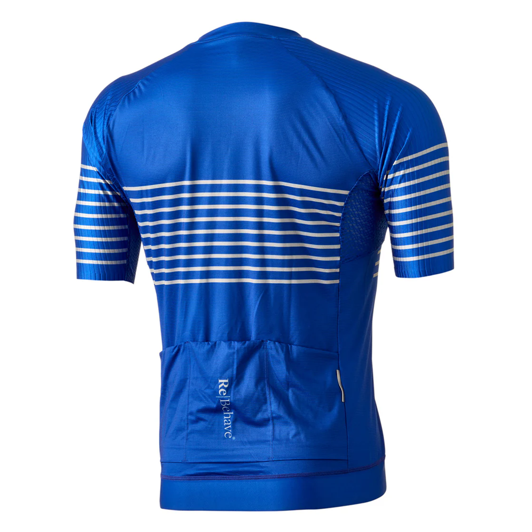 Re-Behave Supreme Race COOL Cykeltrøje – blå/sølv (Outlet)