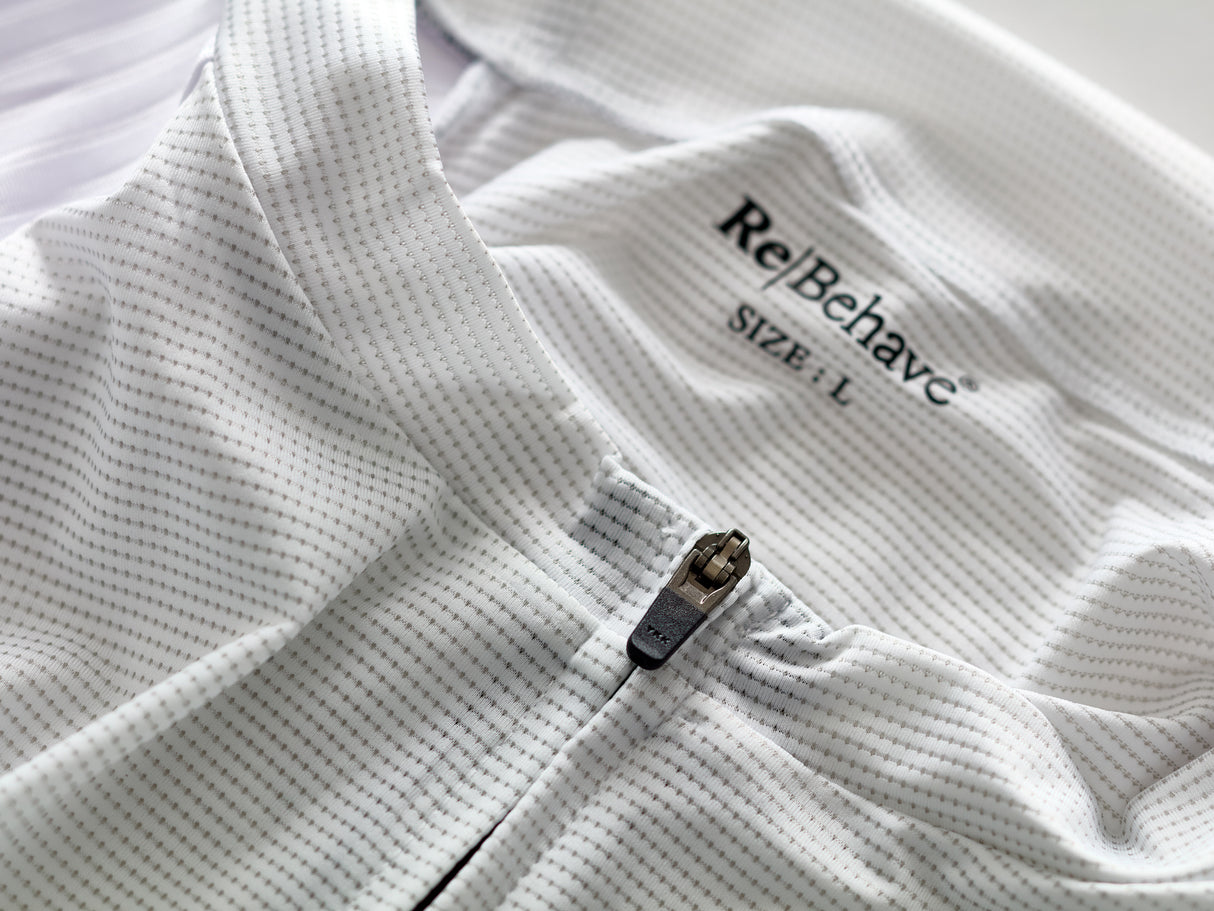 Re-Behave Supreme Race COOL Cykeltrøje – Hvid/grøn (Outlet)