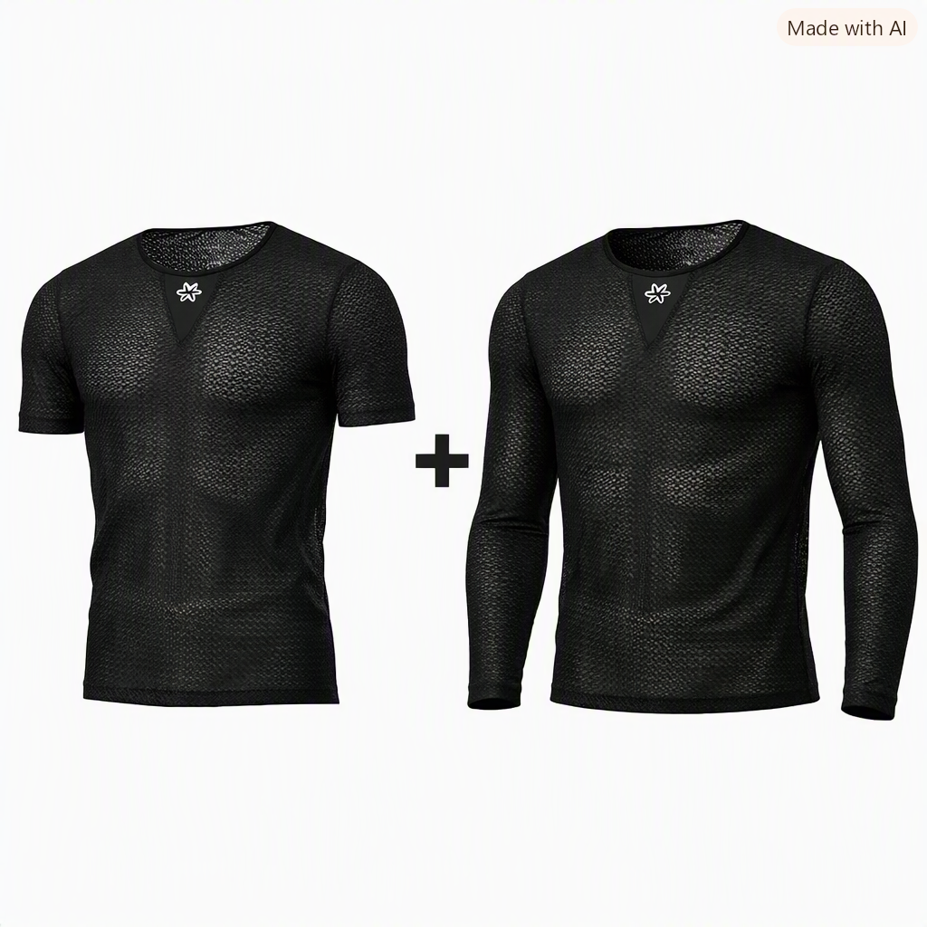 Re-Behave 2 pack Supreme Baselayer Longsleeve & Shortsleeve - Sort (lager 28. okt)