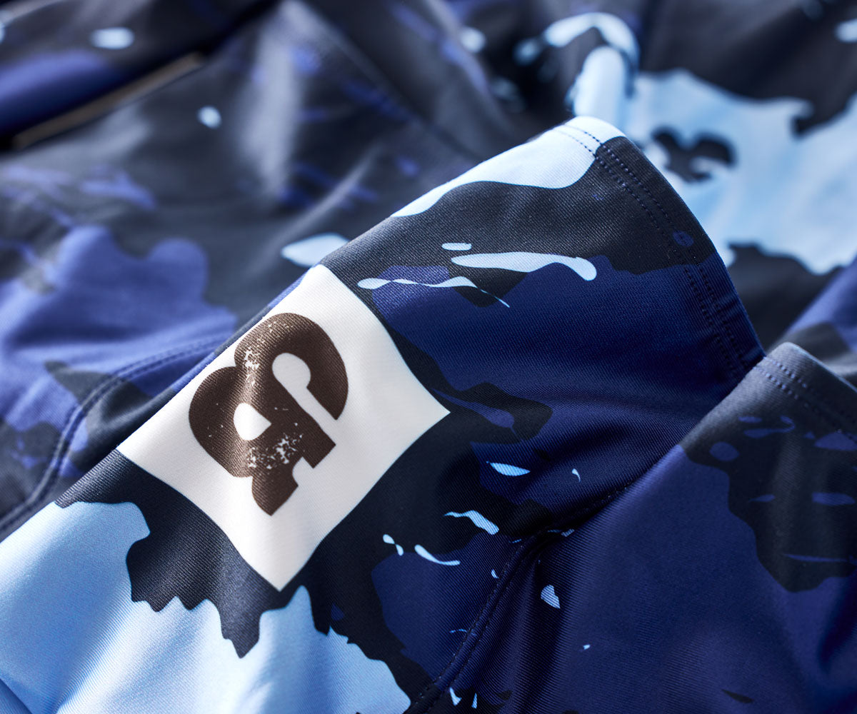 Grounded & Gritty L/S Cykeltrøje – Army blå