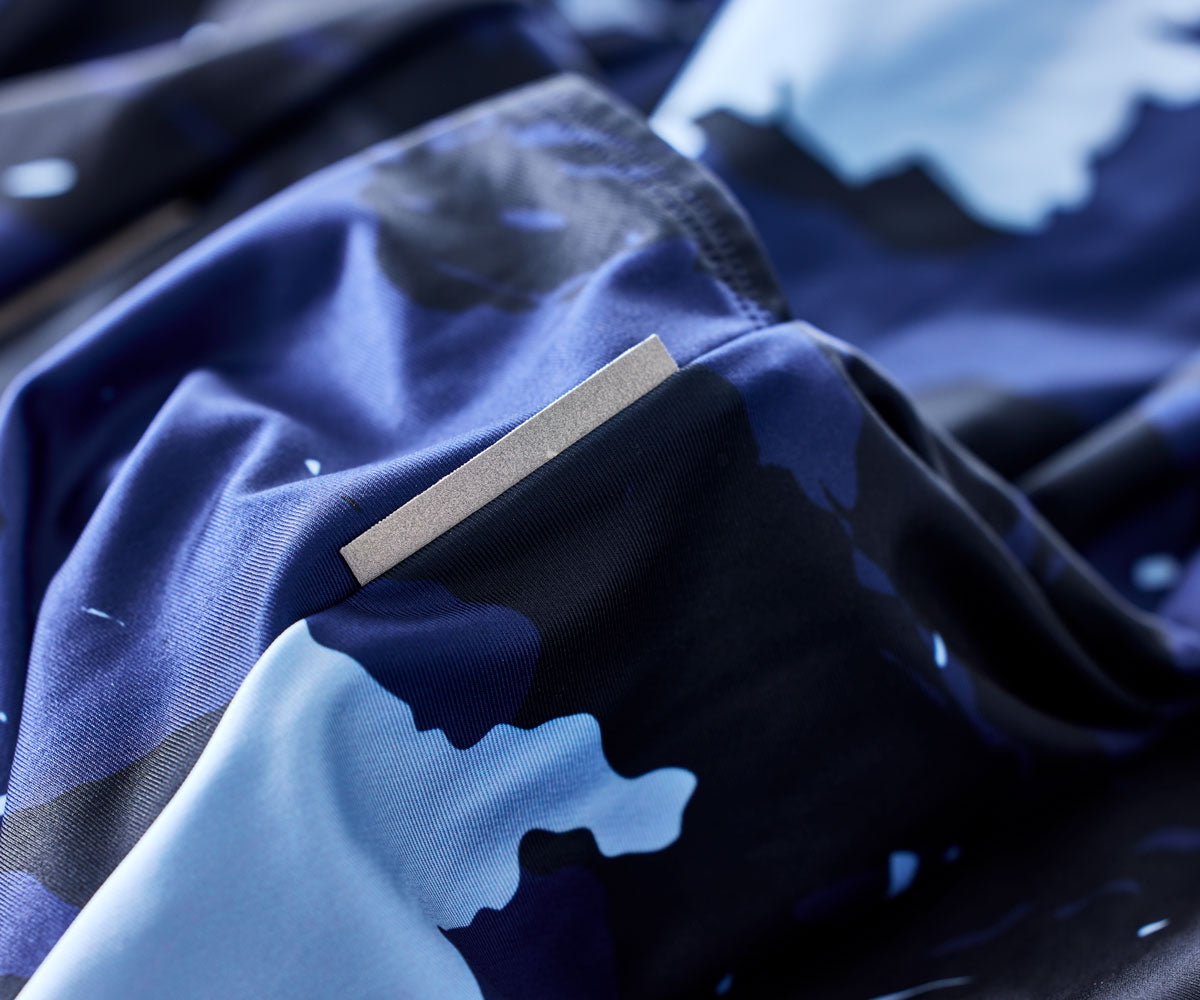 Grounded & Gritty L/S Cykeltrøje – Army blå