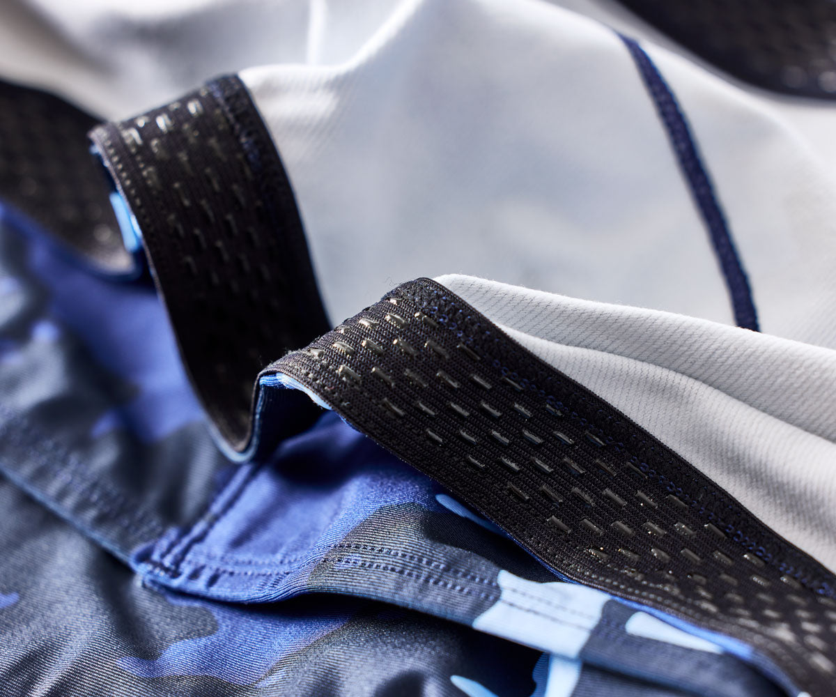 Grounded & Gritty L/S Cykeltrøje – Army blå