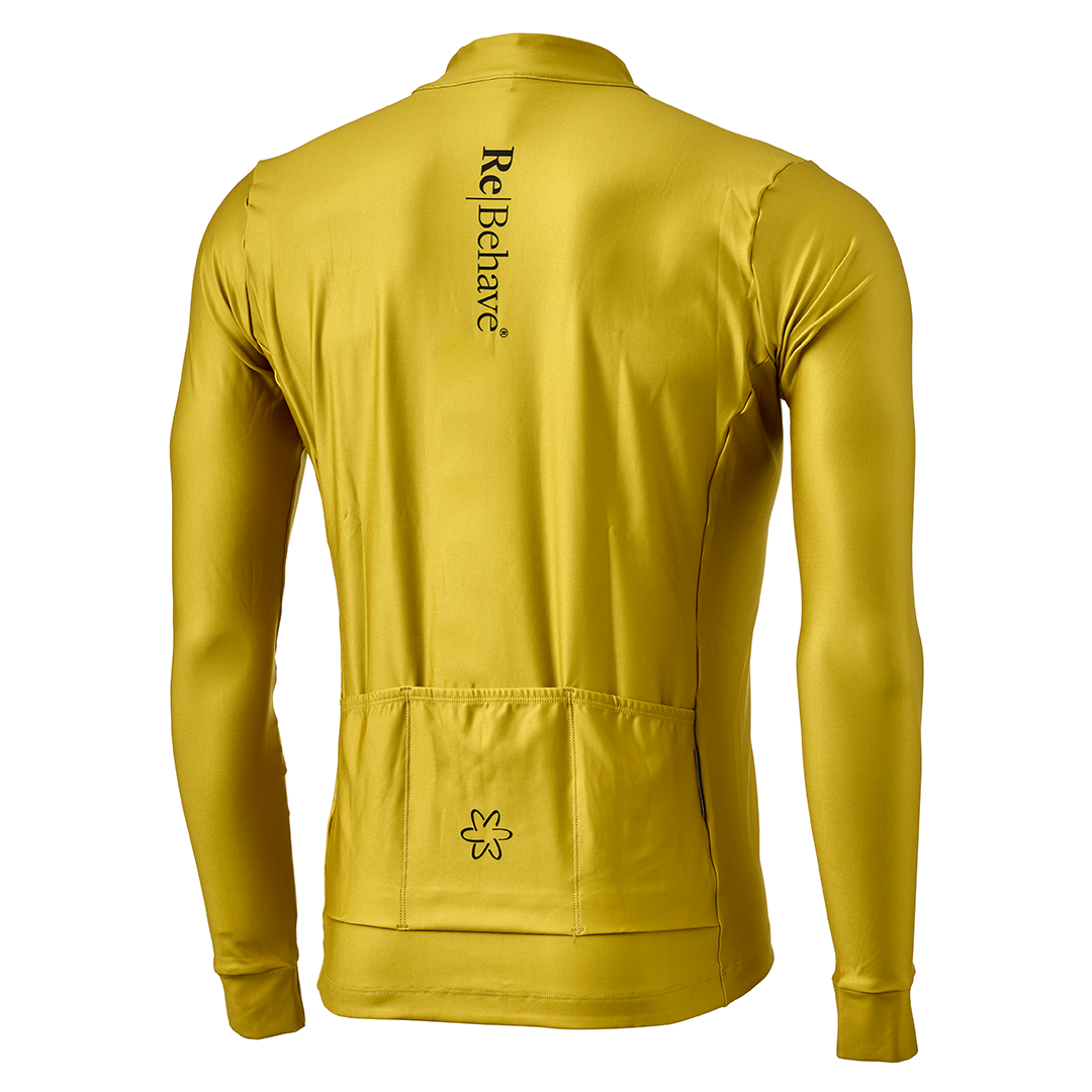 Re-Behave Supreme Race CORE L/S Cykeltrøje – Guld