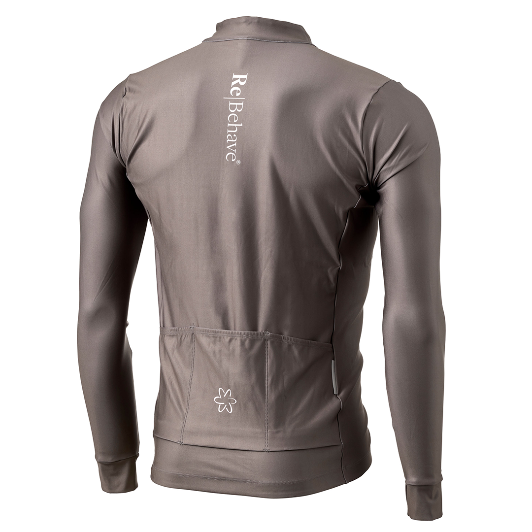 Re-Behave Supreme Race CORE L/S Cykeltrøje – Mørkegrå