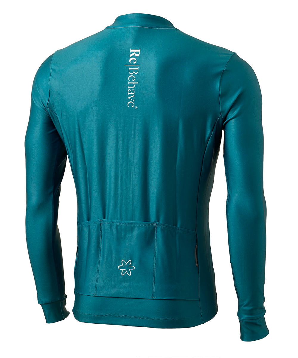 Re-Behave Supreme Race CORE L/S Cykeltrøje – Blågrøn
